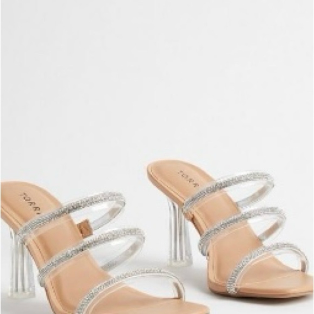Torrid Silver and Tan Chic Heels